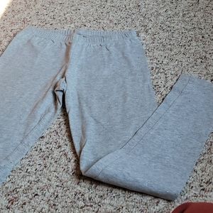 SO girl's gray sparkly leggings